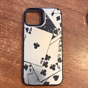 Casetify Black and White Card Design Phone Case